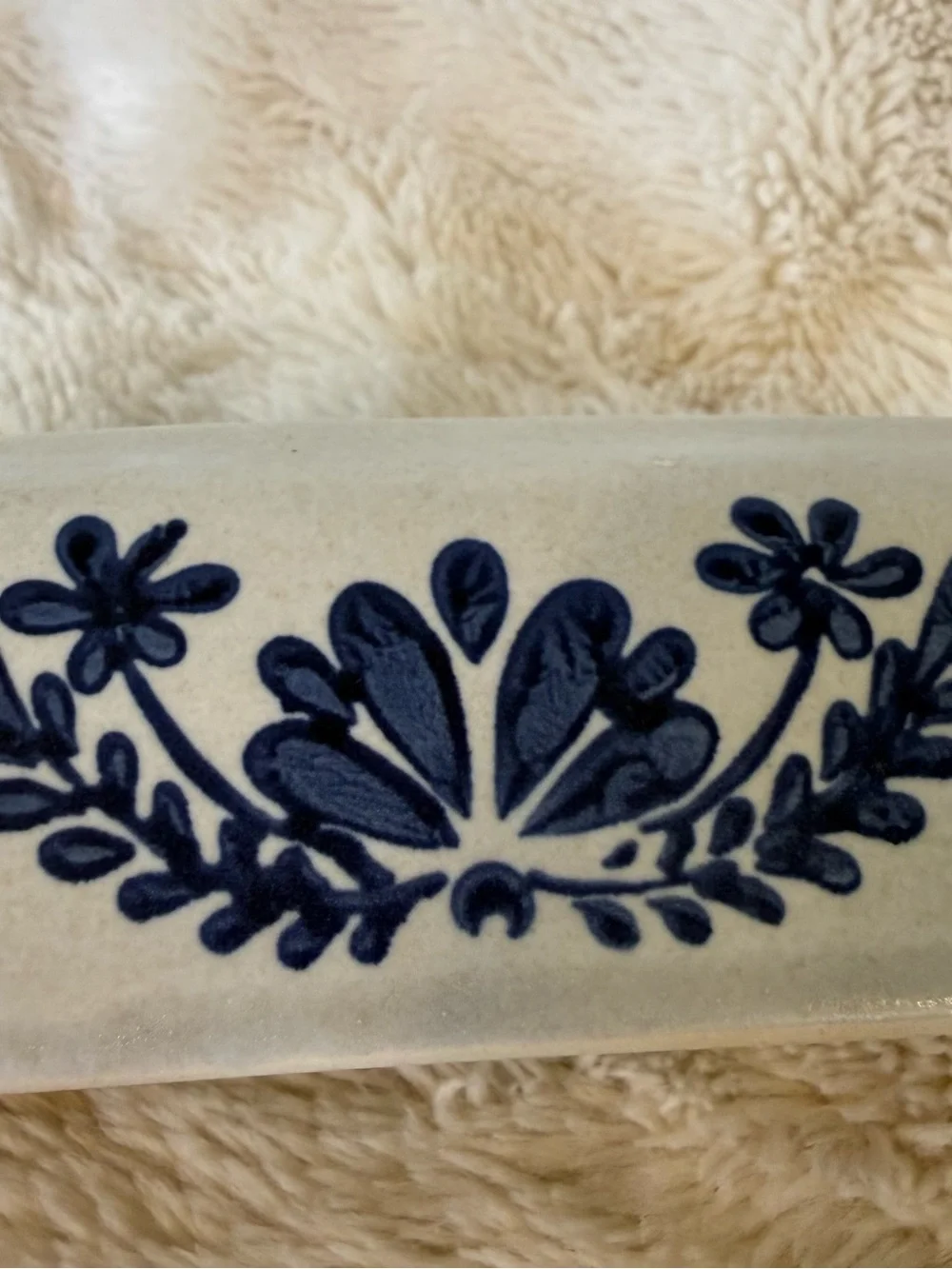 Pfaltzgraff Stoneware Yorktowne Covered Butter Dish USA